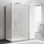 Ronal Annea ścianka prysznicowa 70 cm Walk-in / boczna do drzwi miedź szczotkowana ANT107002707