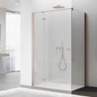 Ronal Annea ścianka prysznicowa 75 cm Walk-in / boczna do drzwi miedź szczotkowana ANT107502707