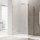 Ronal Annea ścianka prysznicowa 120 cm Walk-in / boczna do drzwi nikiel szczotkowany ANTW112002507