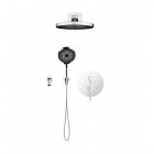 Oltens Rann zestaw wannowo-prysznicowy podtynkowy deszczownica 26 cm chrom 36074100