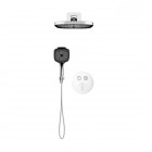 Oltens Onega zestaw prysznicowy termostatyczny podtynkowy deszczownica 26 cm chrom 36069100