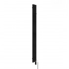 Oltens Stang S (e) grzejnik łazienkowy 180x13 cm elektryczny czarny mat 55124300
