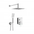 Deante Blur zestaw prysznicowy podtynkowy deszczownica 25 cm chrom BXYZ0QLM