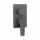 Deante Blur bateria wannowo-prysznicowa podtynkowa titanium BXY_DQLM