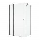 Sanswiss Solino kabina prysznicowa prostokątna 75x70 cm gunmetal szczotkowany 72344