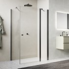 Sanswiss Solino kabina prysznicowa prostokątna 75x70 cm gunmetal szczotkowany 72344