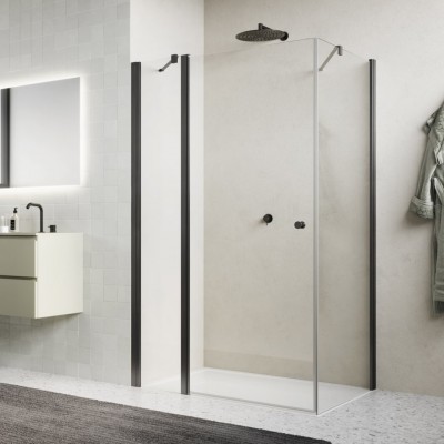 Sanswiss Solino kabina prysznicowa prostokątna 75x70 cm gunmetal szczotkowany 72344 Sanswiss Solino kabina prysznicowa prostokątna 75x70 cm gunmetal szczotkowany 72344