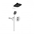 Oltens Katla zestaw wannowo-prysznicowy podtynkowy termostatyczny deszczownica 26 cm chrom 36066100