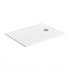 Omnires Aquapure M+ brodzik prostokątny 100x80 cm konglomeratowy biały mat AQUAPURE80-100BM