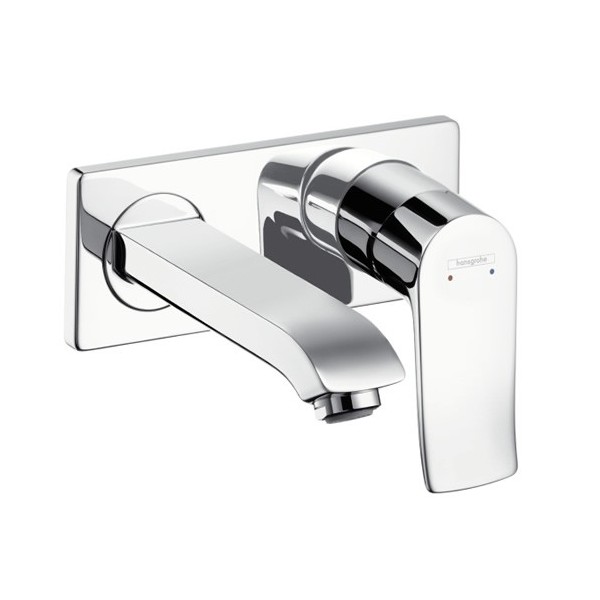 Hansgrohe Metris bateria umywalkowa podtynkowa LowFlow 3,5L/min. wylewka 165 mm
