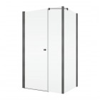 Sanswiss Solino kabina prysznicowa prostokątna 90x70 cm gunmetal szczotkowany 72533
