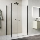 Sanswiss Solino kabina prysznicowa prostokątna 90x70 cm gunmetal szczotkowany 72533