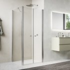 Sanswiss Solino kabina prysznicowa kwadratowa 70 cm nikiel szczotkowany 72590