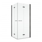 Sanswiss Solino kabina prysznicowa kwadratowa 70 cm gunmetal szczotkowany 72617