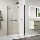 Sanswiss Solino kabina prysznicowa kwadratowa 70 cm gunmetal szczotkowany 72617