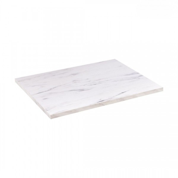 Oltens Lun blat naszafkowy 60 cm marmur biały mat 63024990