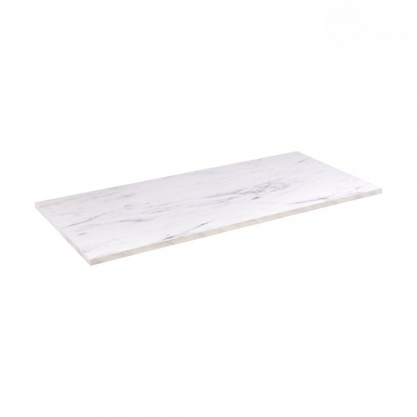 Oltens Lun blat naszafkowy 100 cm marmur biały mat 63026990