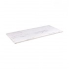 Oltens Lun blat naszafkowy 100 cm marmur biały mat 63026990