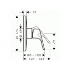 Hansgrohe Focus bateria podtynkowa prysznicowa Highflow