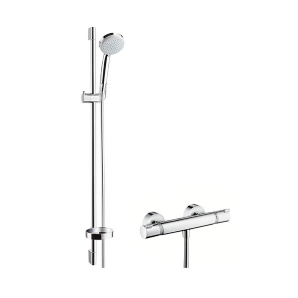 Hansgrohe zestaw prysznicowy Croma 100 Vario EcoSmart/Ecostat Comfrot Combi 0,90 m