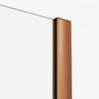 New Trendy Smat Copper Brushed drzwi prysznicowe 160 cm miedź szczotkowana EXK-7649