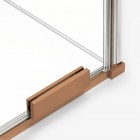 New Trendy Smat Copper Brushed drzwi prysznicowe 160 cm miedź szczotkowana EXK-7649