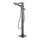 Deante Blur bateria wannowa wolnostojąca titanium BQL_D17M