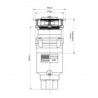 McAlpine Perfect Grind Slim rozdrabniacz do odpadów WDU-1ASEU-CARB