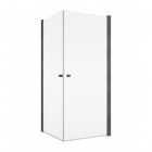 Sanswiss Solino kabina prysznicowa prostokątna 75x70 cm gunmetal szczotkowany 72995