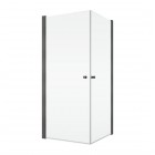 Sanswiss Solino kabina prysznicowa prostokątna 75x70 cm gunmetal szczotkowany 72995