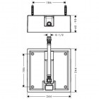 Hansgrohe zestaw podtynkowy do głowicy Raindance 260x260 mm Air 1jet