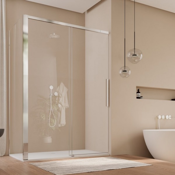 Sanswiss Oriana kabina prysznicowa prostokątna 120x80 cm srebrny połysk 73169