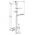 Hansgrohe Raindance Select S 120 zestaw natryskowy 0,90 m 26631000
