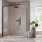 Sanswiss Oriana kabina prysznicowa prostokątna 120x80 cm czarny mat 73202