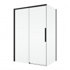 Sanswiss Oriana kabina prysznicowa prostokątna 120x80 cm czarny mat 73202