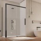 Sanswiss Oriana kabina prysznicowa prostokątna 120x80 cm czarny mat 73217