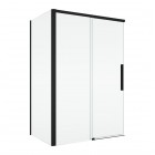 Sanswiss Oriana kabina prysznicowa prostokątna 120x80 cm czarny mat 73217