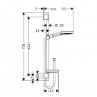 Hansgrohe Raindance Select S 120 zestaw natryskowy 0,65 m EcoSmart 26632000