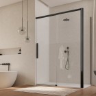 Sanswiss Oriana kabina prysznicowa prostokątna 120x80 cm czarny mat 73217