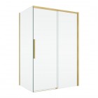 Sanswiss Oriana kabina prysznicowa prostokątna 120x80 cm złoto szczotkowane 73247