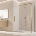 Sanswiss Oriana kabina prysznicowa prostokątna 120x80 cm złoto szczotkowane 73262