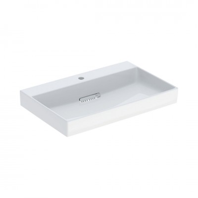 Geberit One umywalka 75x48 cm meblowa prostokątna biała KeraTect 505.036.00.1