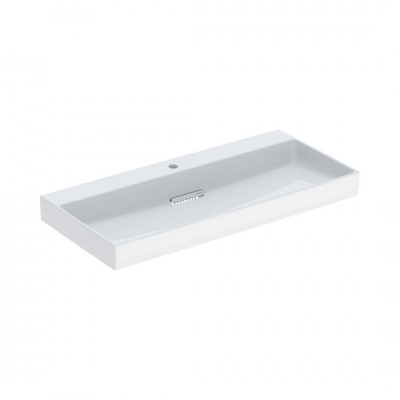 Geberit One umywalka 105x48 cm meblowa prostokątna biała KeraTect 505.046.00.1