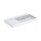 Geberit One umywalka 90x48 cm meblowa prostokątna prawa biała KeraTect 505.044.00.1