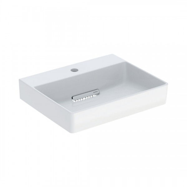 Geberit One umywalka 50x41 cm nablatowa prostokątna biała KeraTect 505.024.00.1