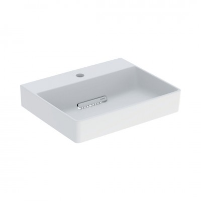 Geberit One umywalka 50x41 cm nablatowa prostokątna biały mat 505.026.00.1