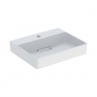 Geberit One umywalka 50x41 cm nablatowa prostokątna biały mat 505.026.00.1