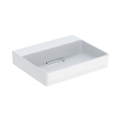 Geberit One umywalka 50x41 cm nablatowa prostokątna biała KeraTect 505.023.00.1