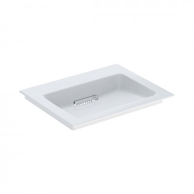 Geberit One umywalka 60x48 cm meblowa prostokątna biała KeraTect 505.001.00.1