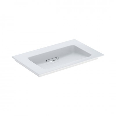 Geberit One umywalka 75x48 cm meblowa prostokątna biała KeraTect 505.003.00.1